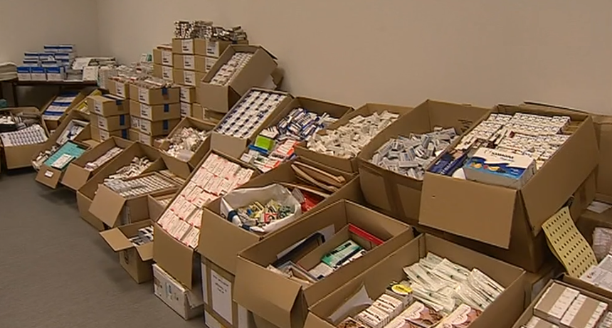 apreensão de medicamentos falsificados
