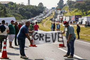 greve de caminhoneiros
