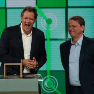 debate entre Tarcísio e Haddad